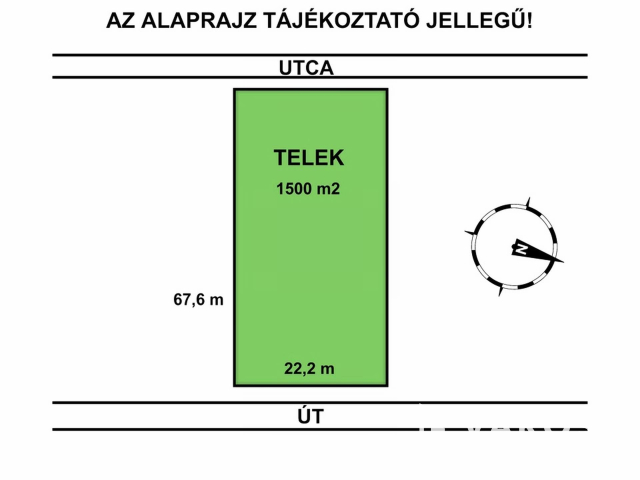 Kedvelt városrészben összközműves telek eladó