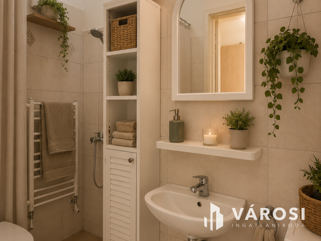 Erkélyes, 1. emeleti garzonlakás (30m²) M3 metróvonalon