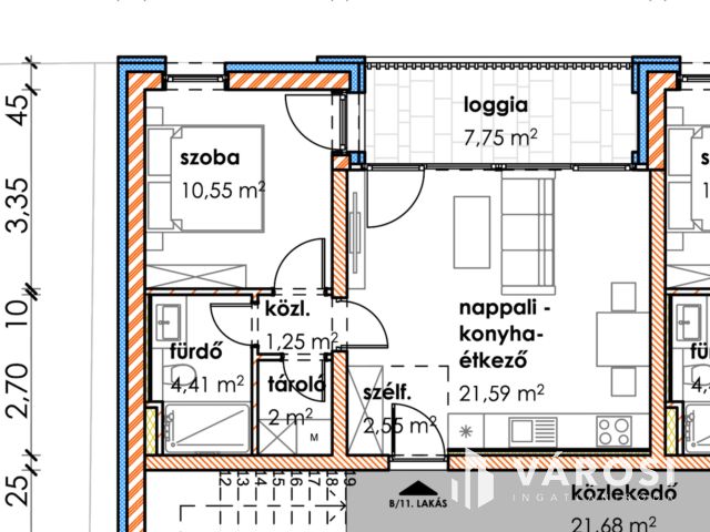 Első emeleti újépítésű lakás a Hagymatikumtól 30 méterre 3
